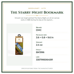 Product Specifications – The Starry Night Bookmark