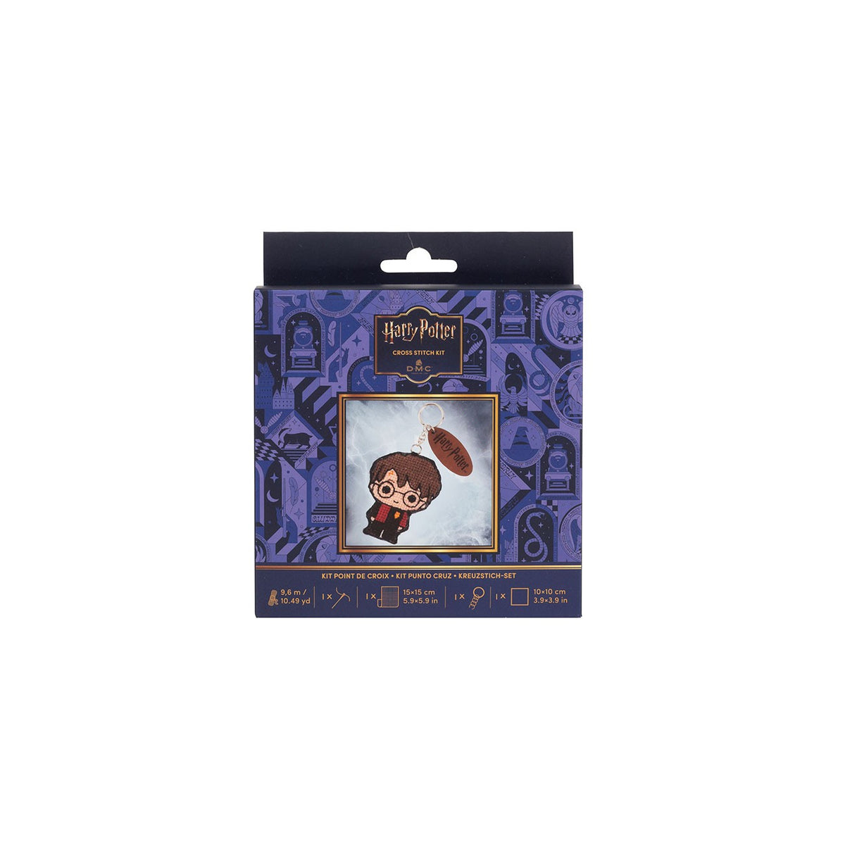 HP Cross-Stitch Harry Key Ring Key