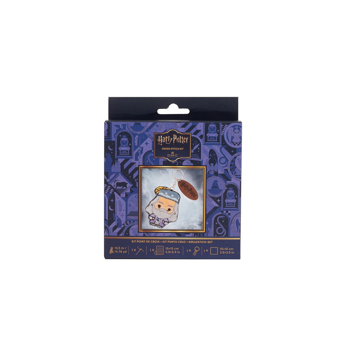 HP Cross-Stitch Dumbledore Key Ring Kit
