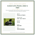 Product Specifications – Loon Love Panel 24in x 14in