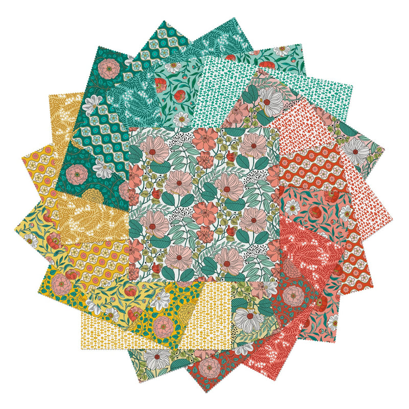 Blooming Color Harmony 10in Squares