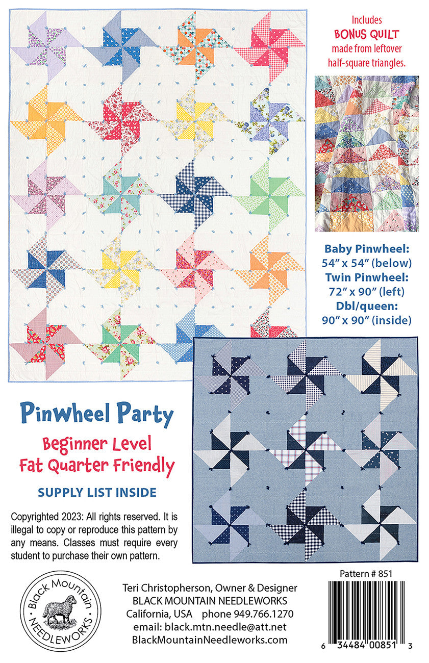 Pinwheel Party Pattern