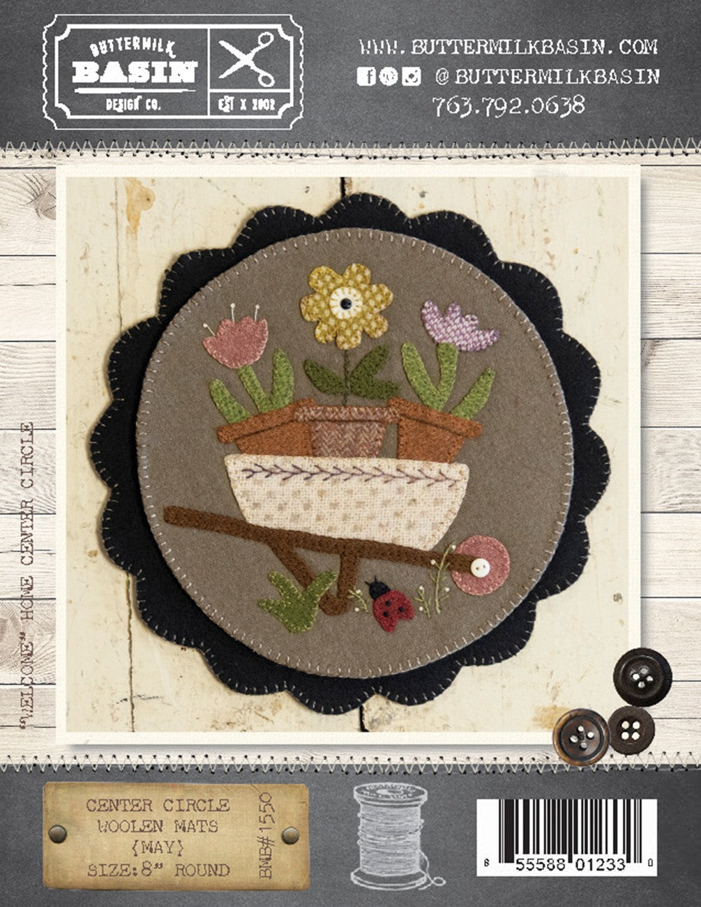 Center Circle Woolen Mats May