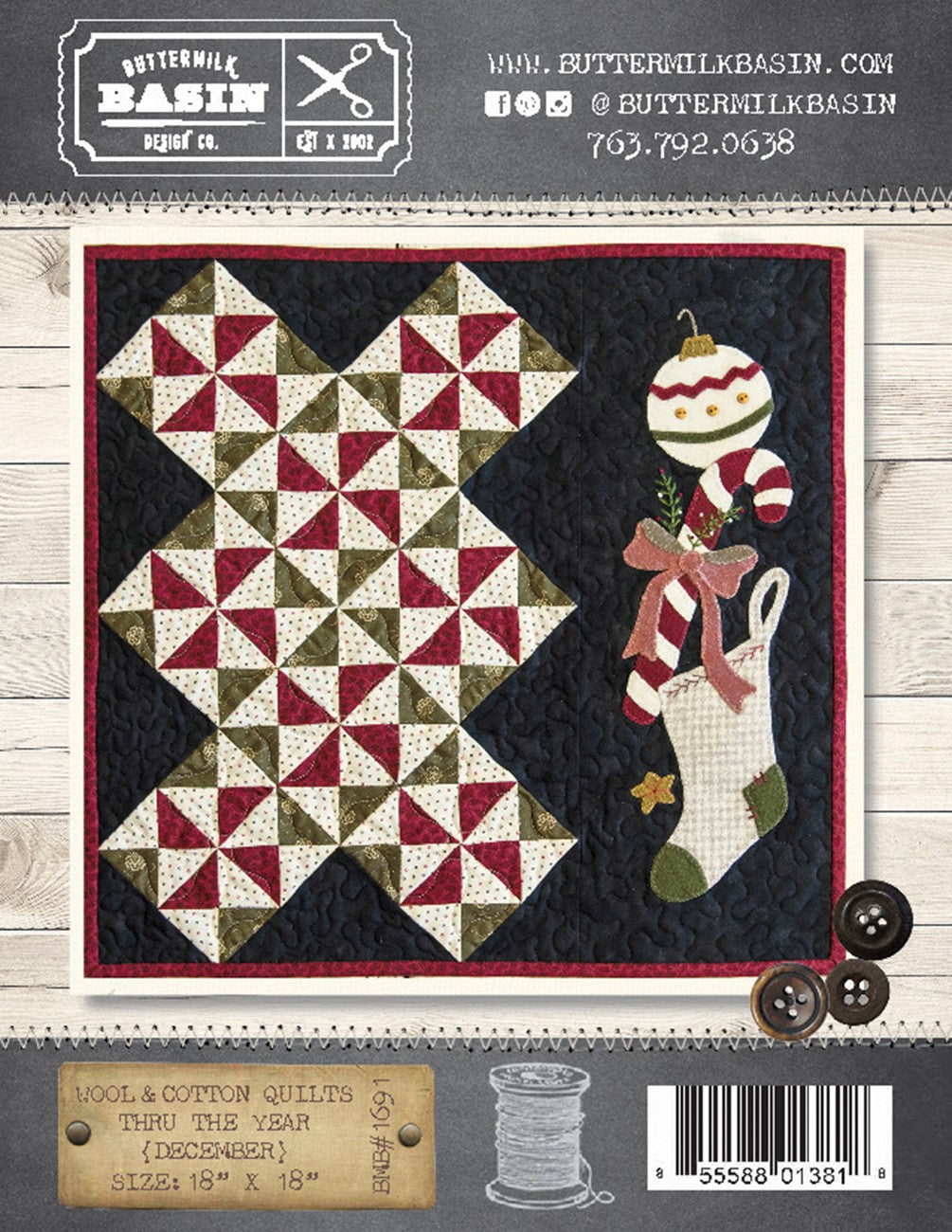 Wool & Cotton Quilts thru the Year December
