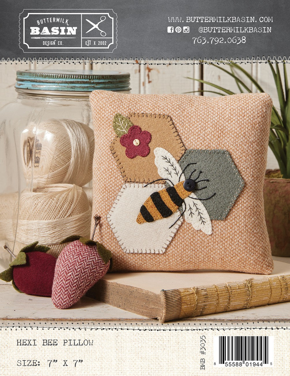 Hexi Bee Pillow