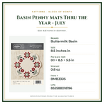 Product Specifications – Basin Penny Mats Thru the Year - July