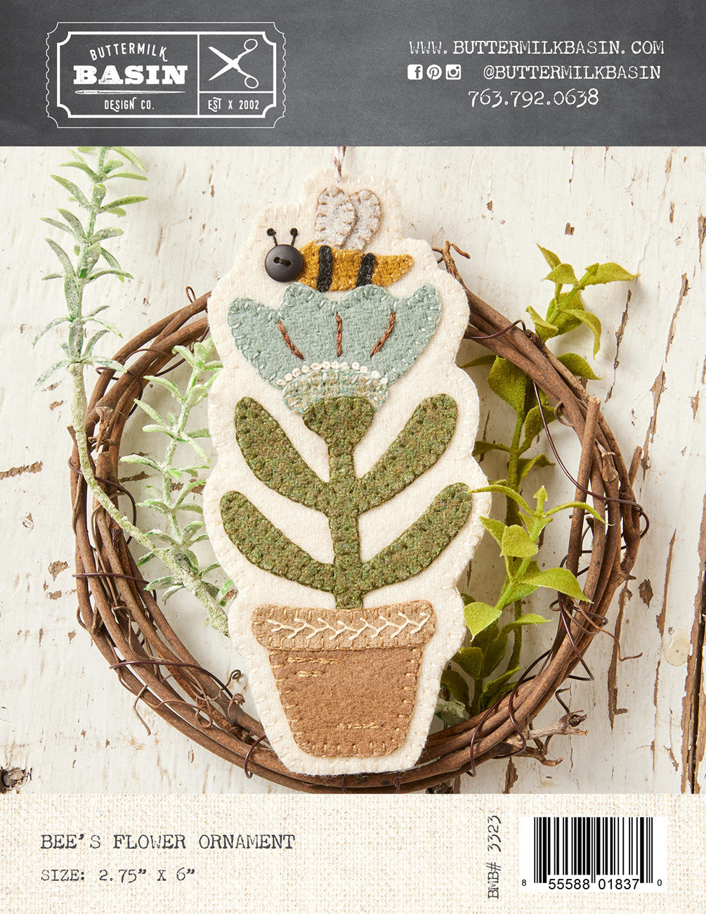 Bee's Flower Ornament