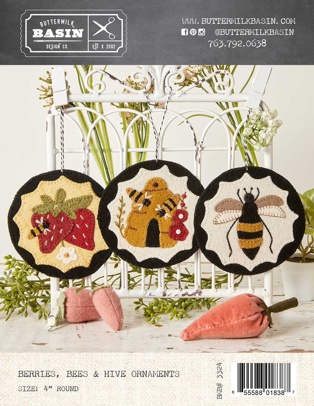 Berries, Bees & Hive Ornaments