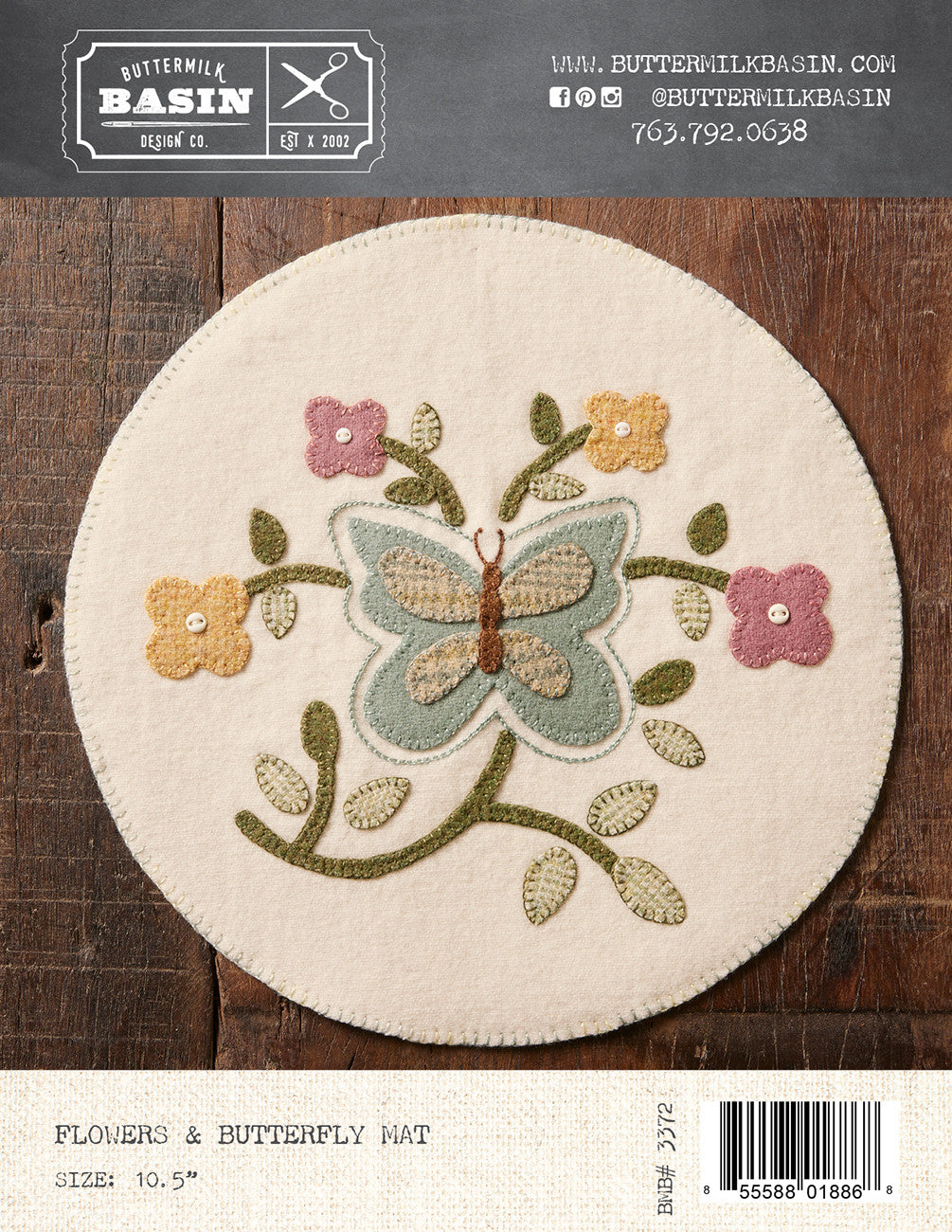 Flowers & Butterfly Mat