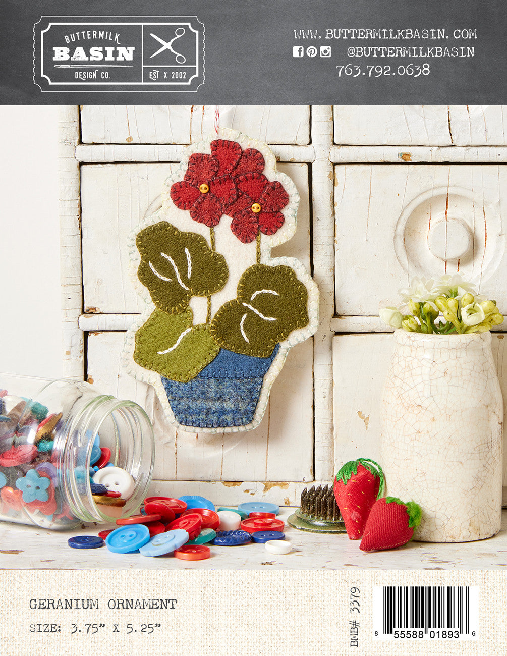 Geranium Ornament