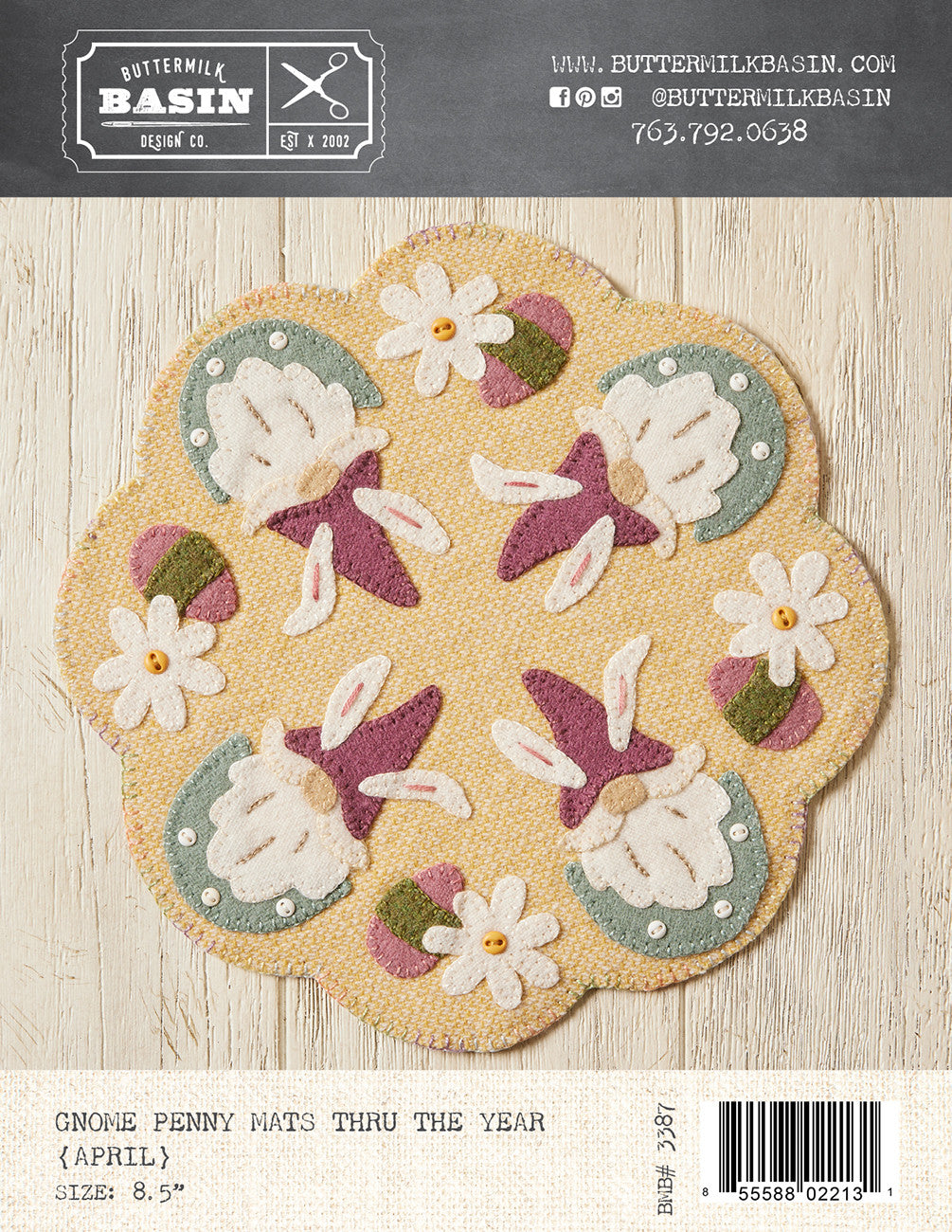 Gnome Penny Mats Thru the Year - April
