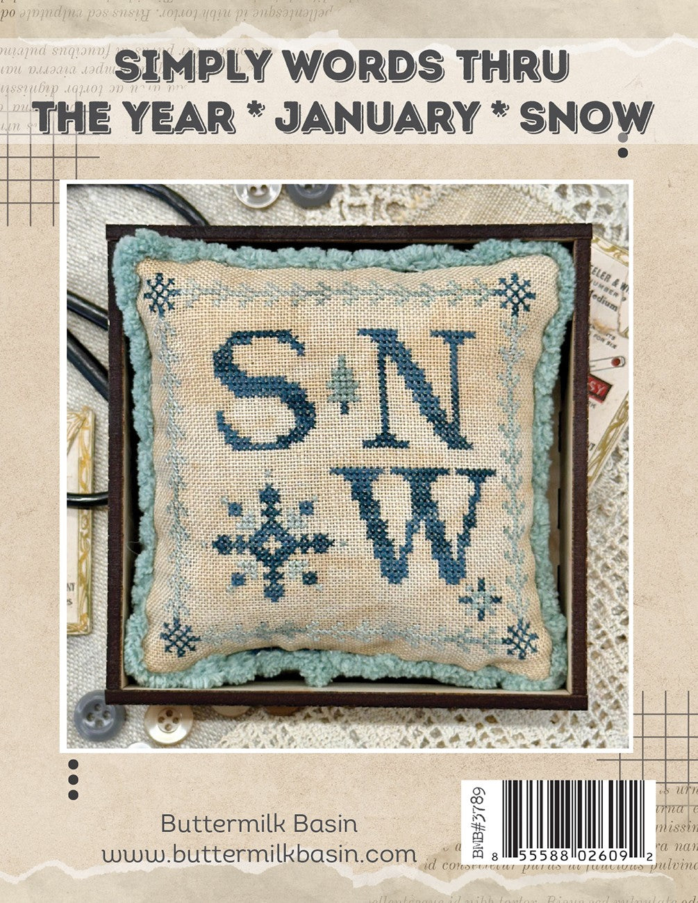 Simply Words Thru the Year January SNOW