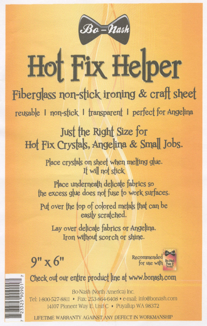 Hot Fix Helper Clear Protective Sheet 9in x 6in