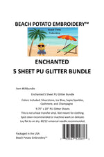 Enchanted Glitter Sheet Bundle 5pk