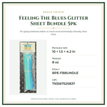 Product Specifications – Feeling The Blues Glitter Sheet Bundle 5pk