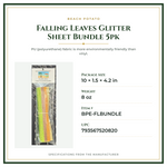 Product Specifications – Falling Leaves Glitter Sheet Bundle 5pk