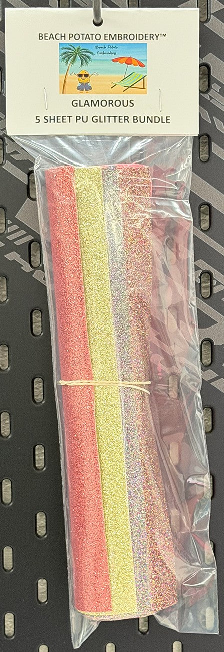 Glamorous Glitter Sheet Bundle 5pk