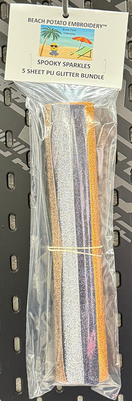 Spooky Sparkles Glitter Sheet Bundle 5pk