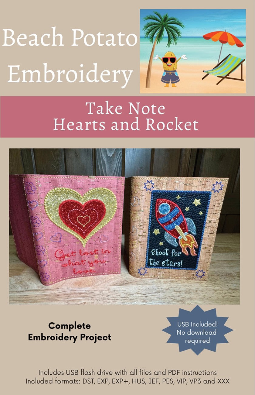 Take Note Hearts and Rocket