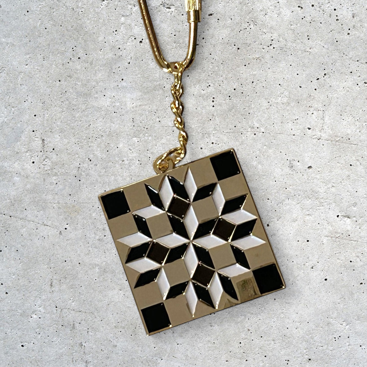Carpenter's Wheel Keychain