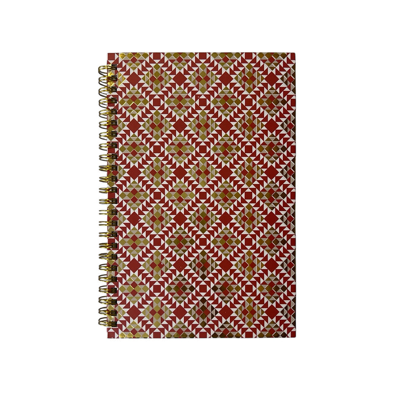 Classic Quilts Spiral Notebook Chinese Holiday
