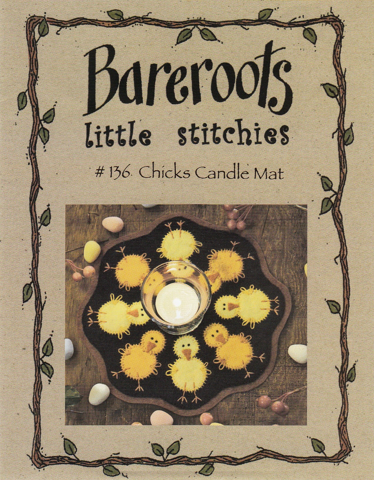 Little Stitchies - Chicks Candle Mat