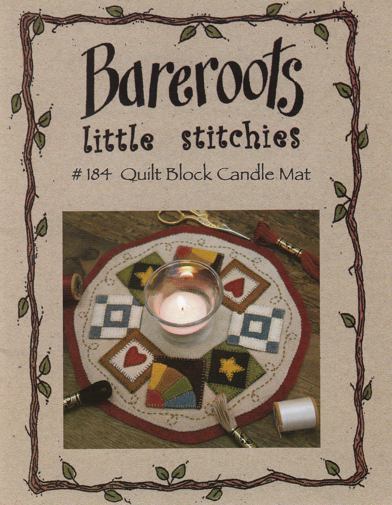Little Stitchies - Quilt Block Candle Mat