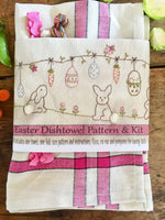 Easter Dishtowel Pattern and Floss Kit