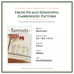 Product Specifications – Fresh Picked Dishtowel Embroidery Pattern