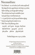 Sweet as Pie Embroidery Dishtowel Pattern