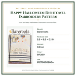 Product Specifications – Happy Halloween Dishtowel Embroidery Pattern