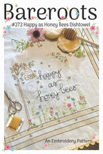 Happy as Honey Bees Dishtowel Pattern
