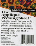 Applique Pressing Sheet 18in x 20in Rolled