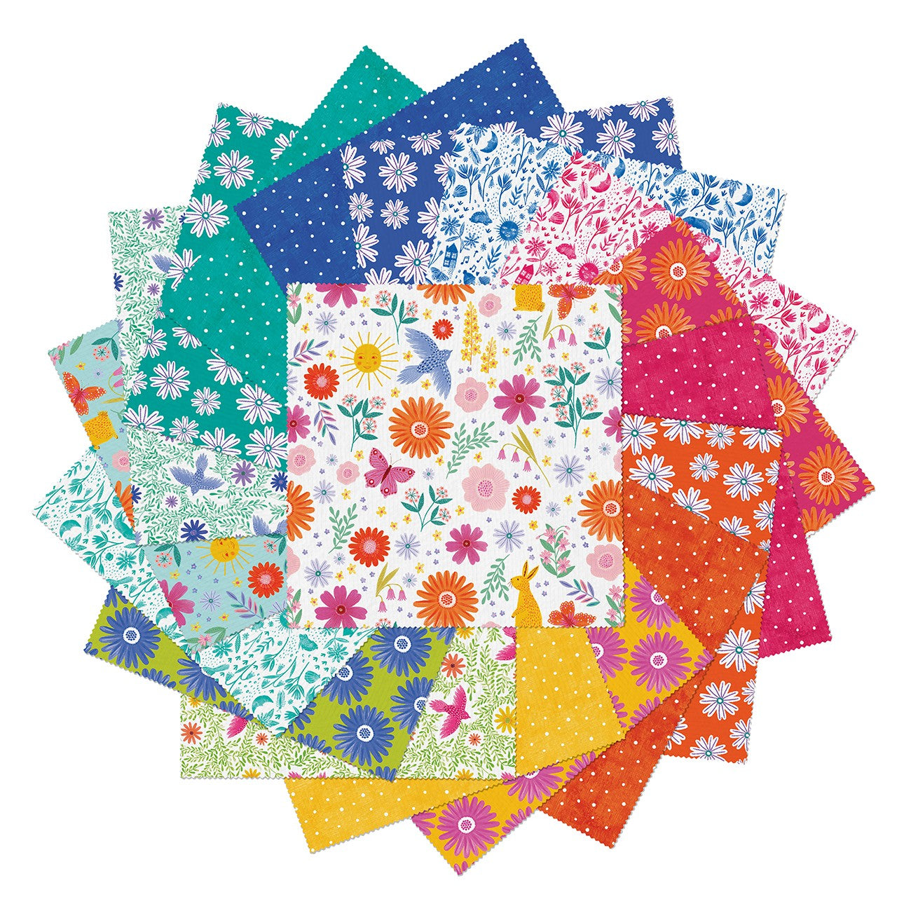 Beautiful World 10in Squares, 40pcs/bundle