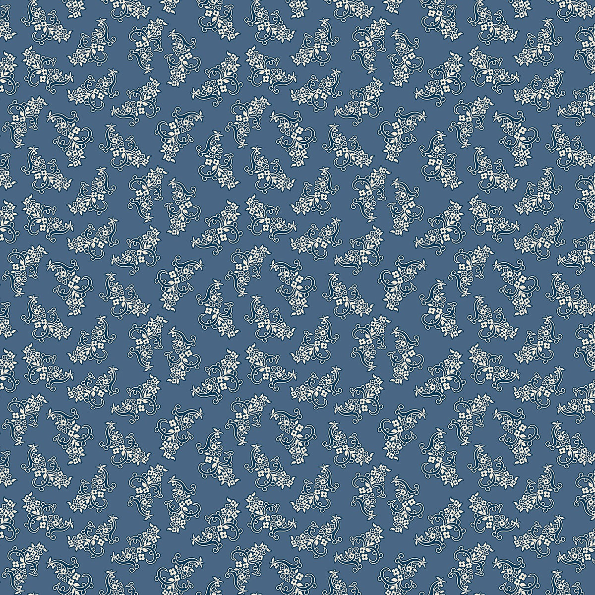 Bouquet Denim fabric swatch