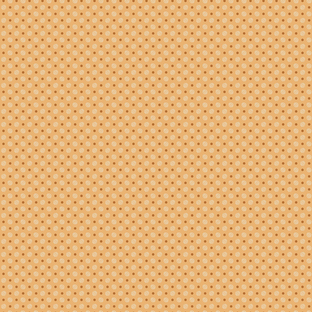 Polka Dot Daisy fabric swatch