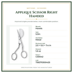 Product Specifications – Applique Scissor Right Handed