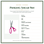 Product Specifications – Pinking Shear 9in