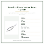 Product Specifications – Snip-Eze Embroidery Snips 4 3/4in