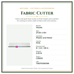 Product Specifications – Fabric Cutter