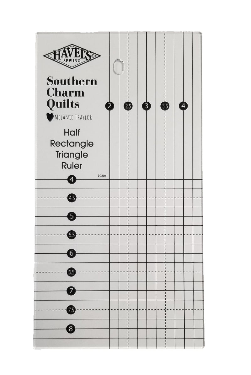 Southern Charm Quilts Half Rectangle Triangle Ruler