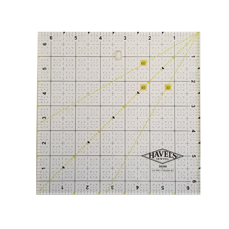 Square Fabric Ruler 6-1/2in x 6-1/2in