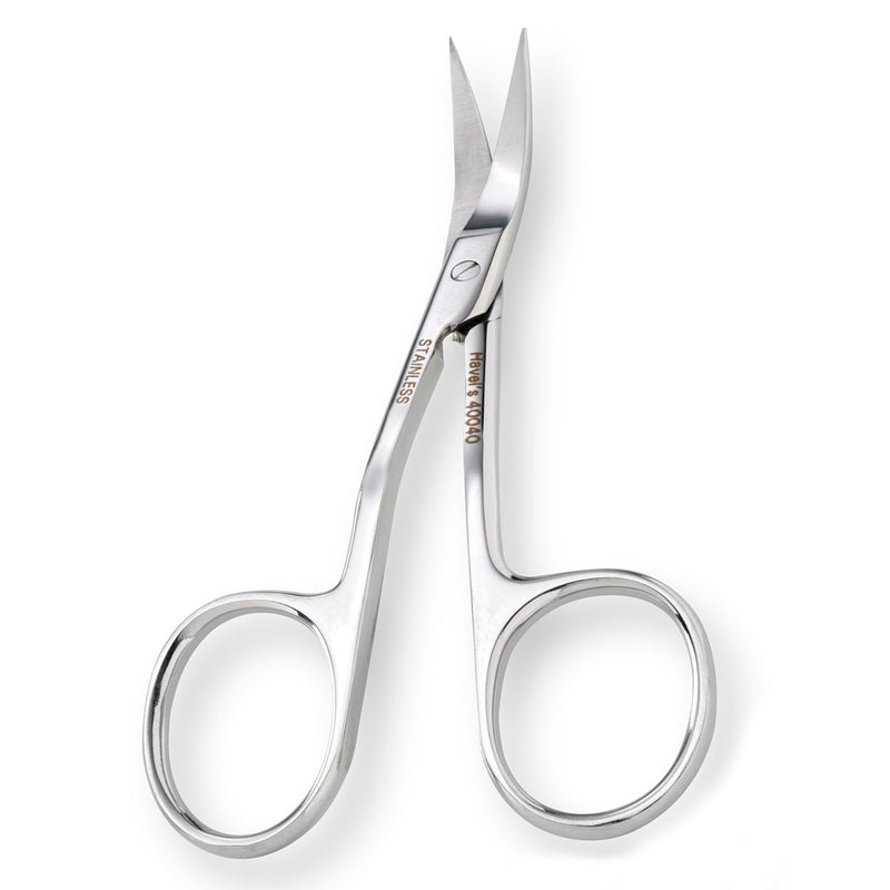 Left Handed 3-1/2in Double Curved Embroidery Scissors