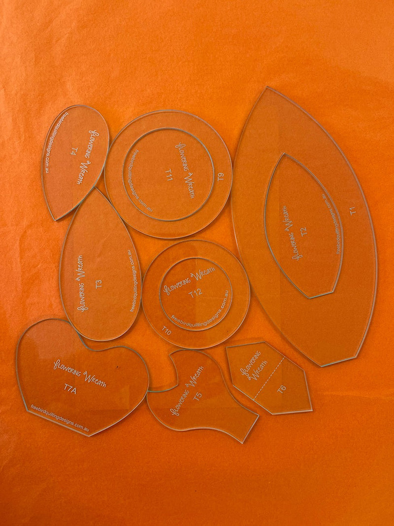 Flowering Wreath Template Set