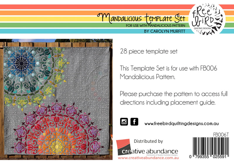 Mandalicious Acrylic Template Set