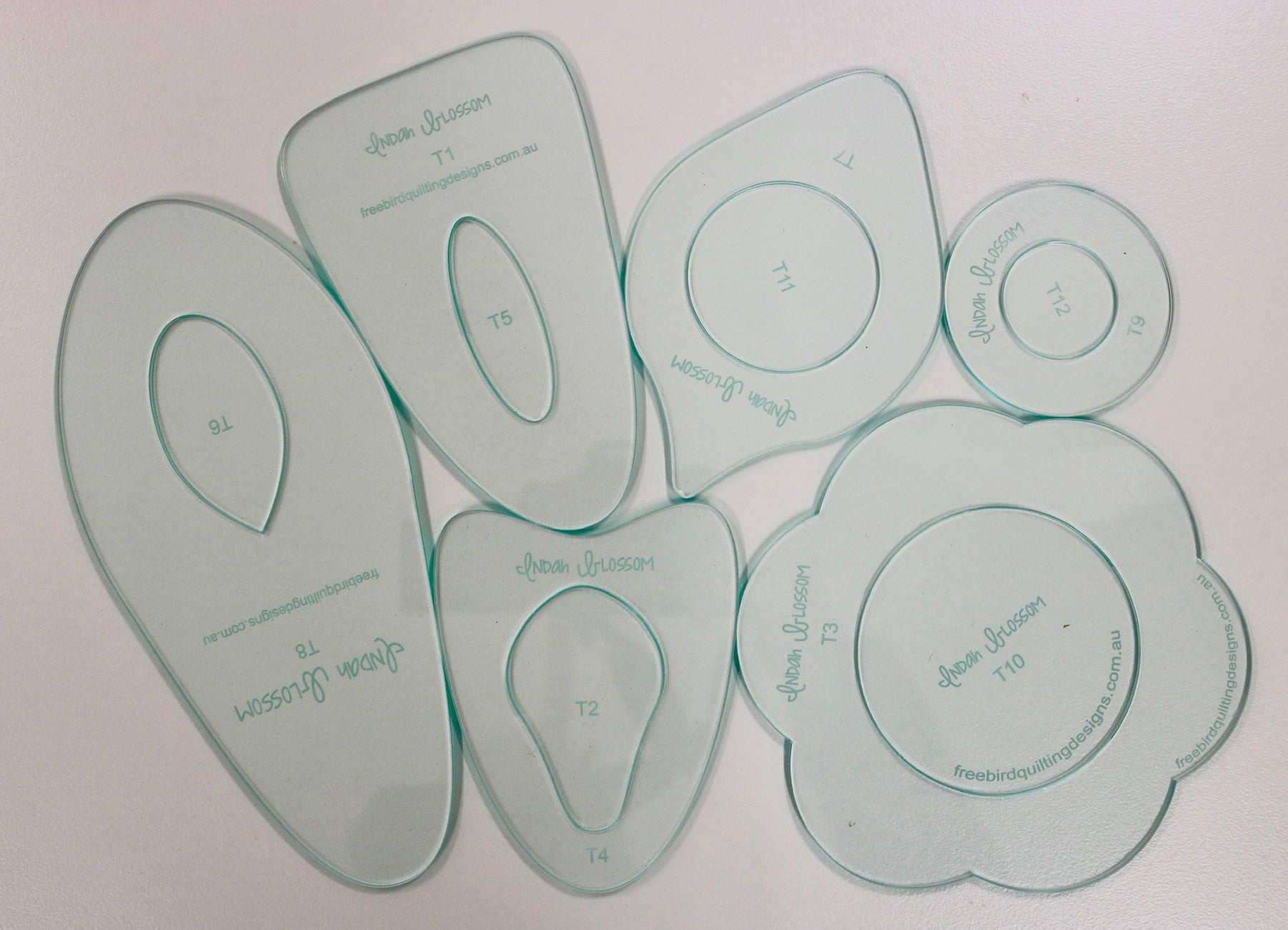 Indah Blossoms - Acrylic Template set