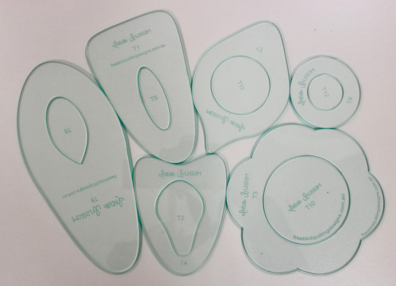 Indah Blossoms - Acrylic Template set