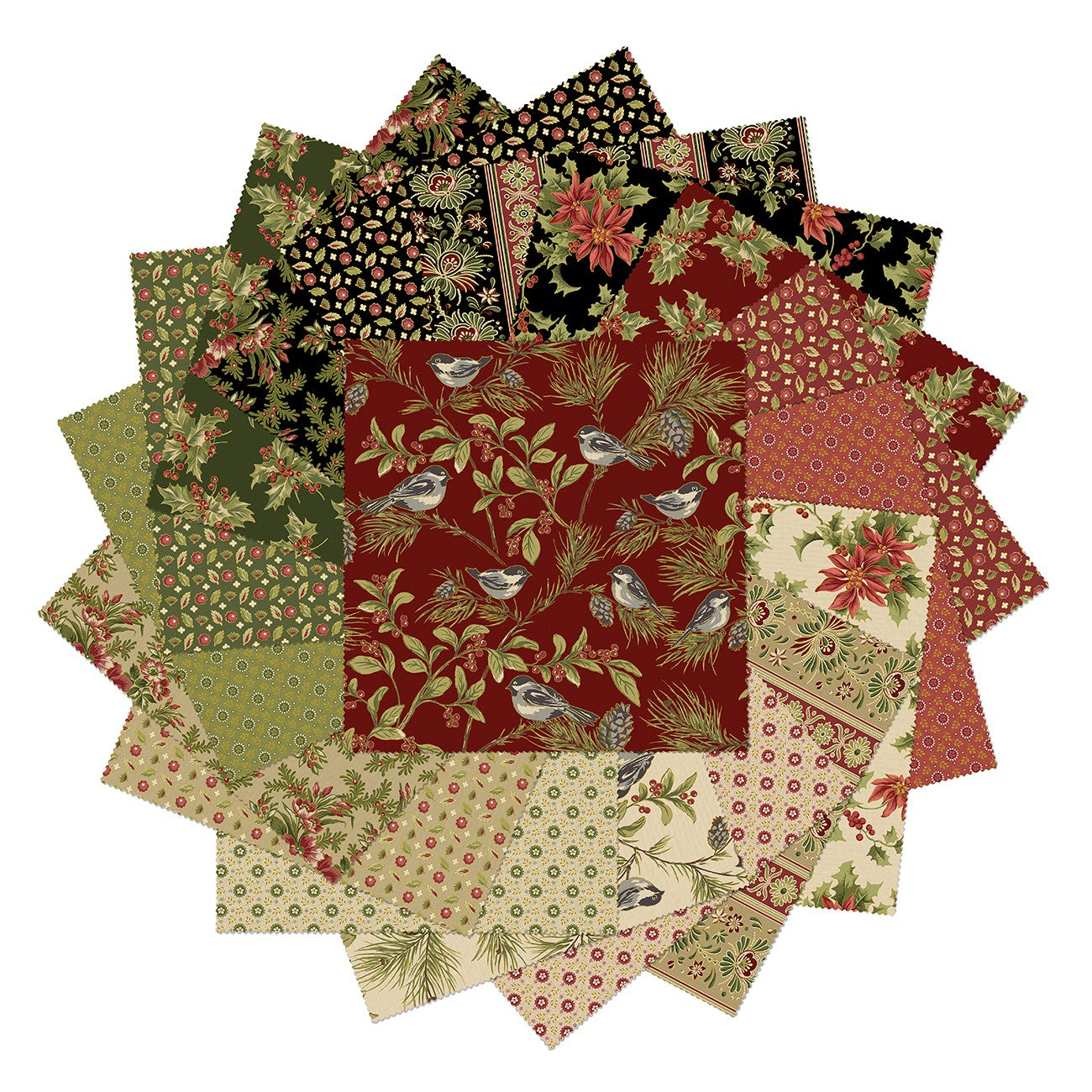 Christmas at Home 10in Squares, 42pcs/bundle