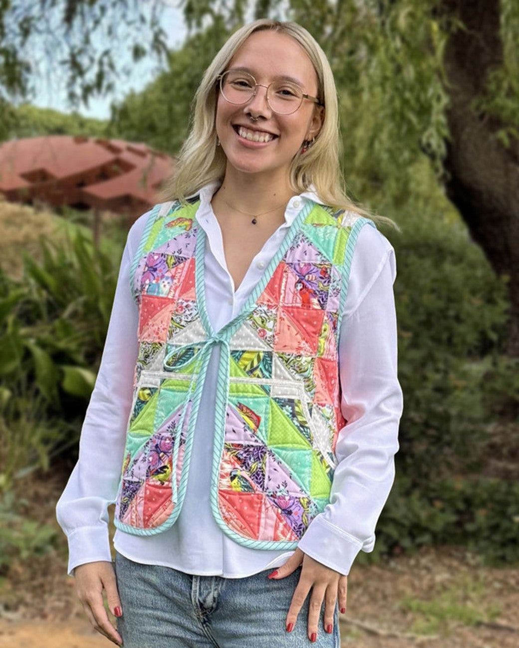 Britney Vest Linen Cover Version