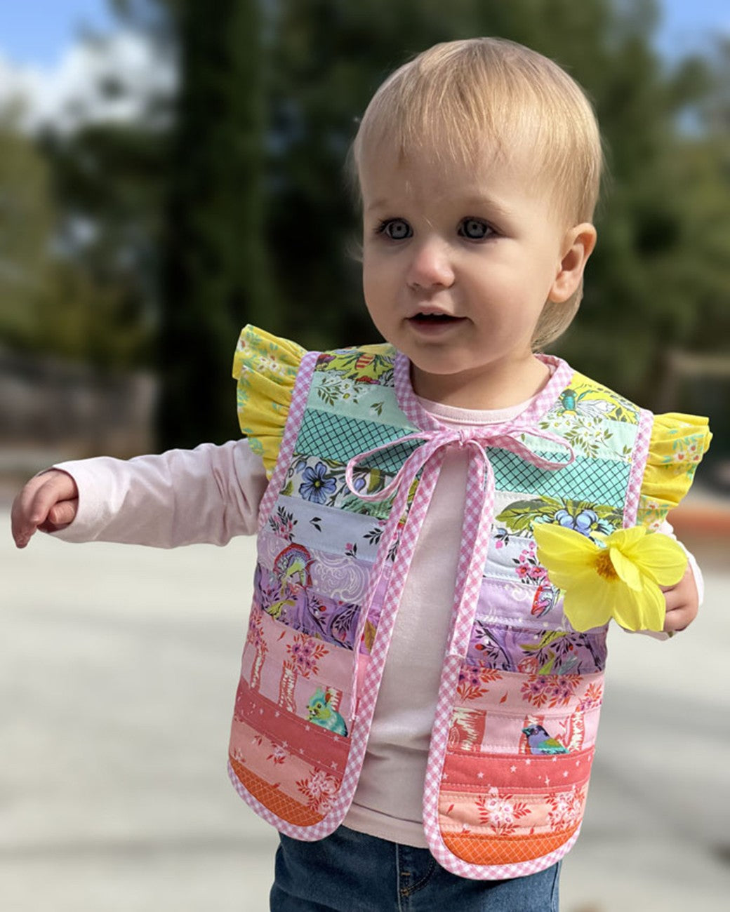 Harmony Baby Patchwork Vest